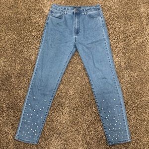 Forever 21 Pearl High Waisted Jeans
